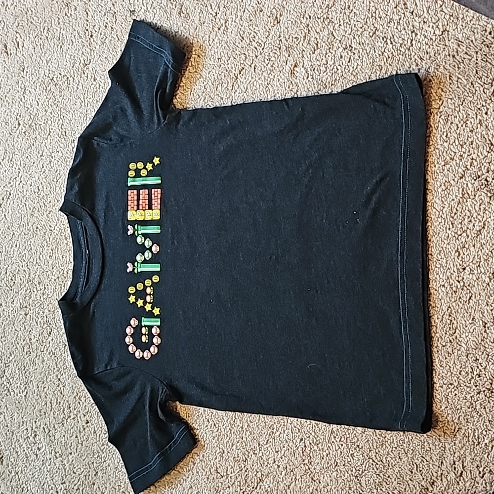 Super Mario Bros Gamer Short Sleeve T-Shirt XS
